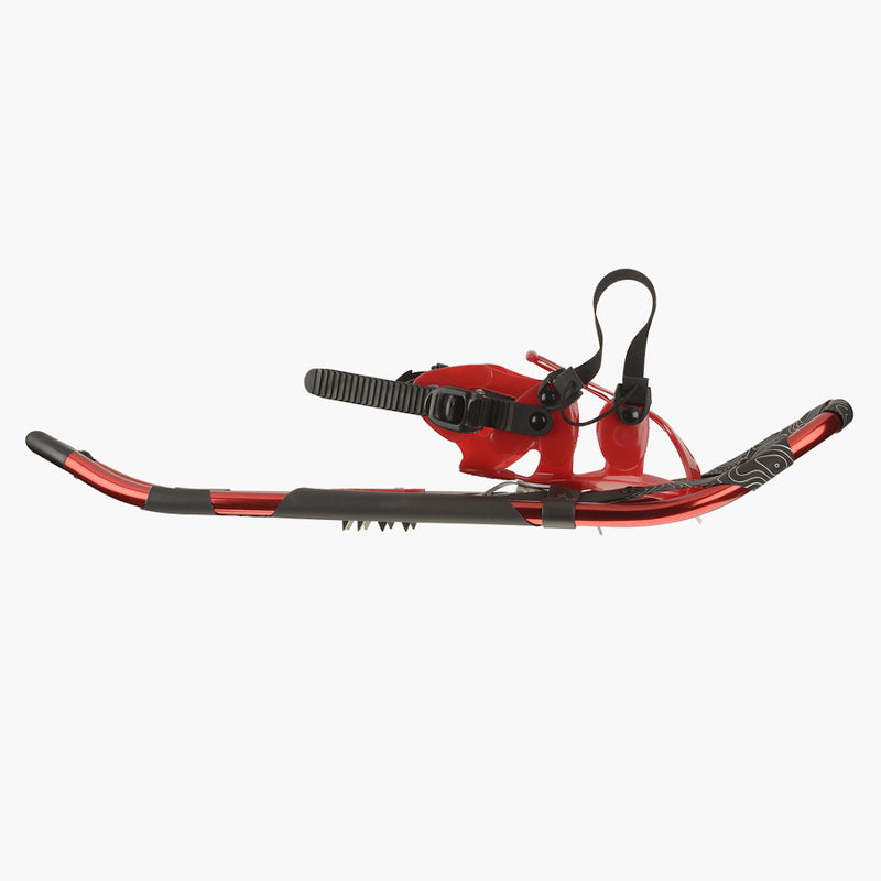 Crescent Moon All Terrain Snowshoes Gold 9 Red - side view