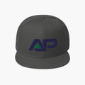 AP Snapback Hat--Charcoal