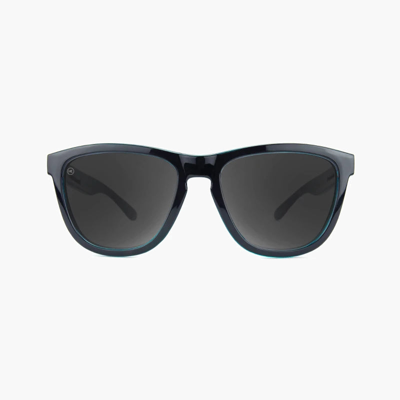 Knockaround Black Ocean Premium Sunglasses--front view