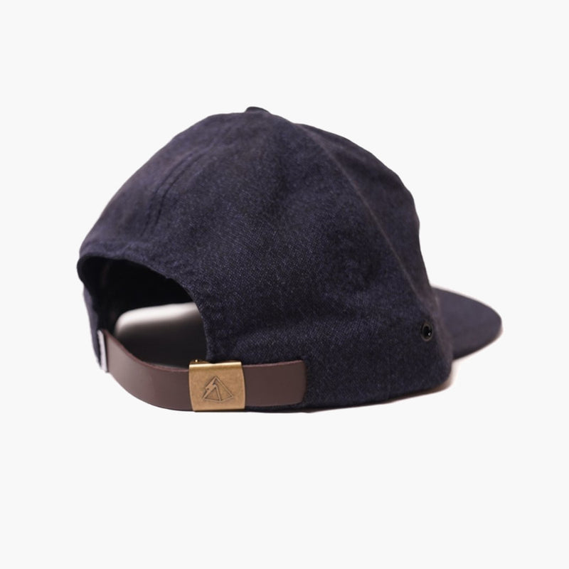 deso supply co deadstock Italian woolen navy hat - back view