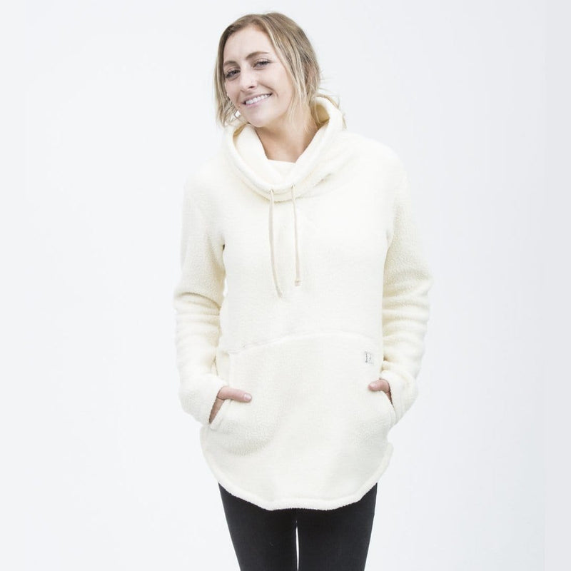 Deso Supply Co. Tallac Winter White Pullover--on model