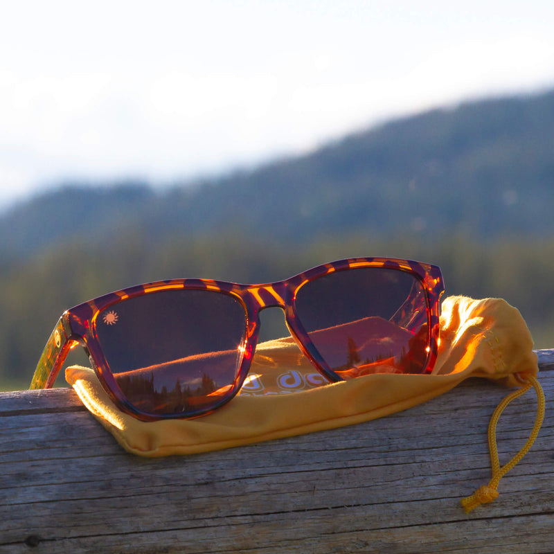 Good Day Sunglasses Tortoise Shell Sunshines--outdoor lifestyle view