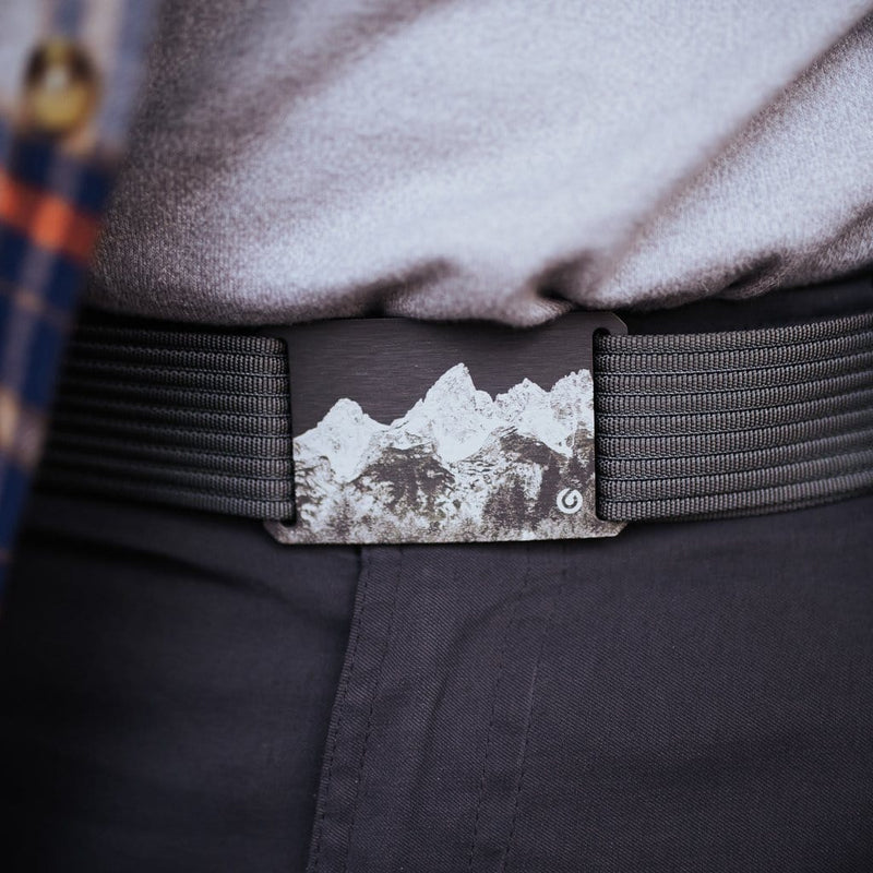 Grip6 Men's Mountain Teton Belt--worn--close up