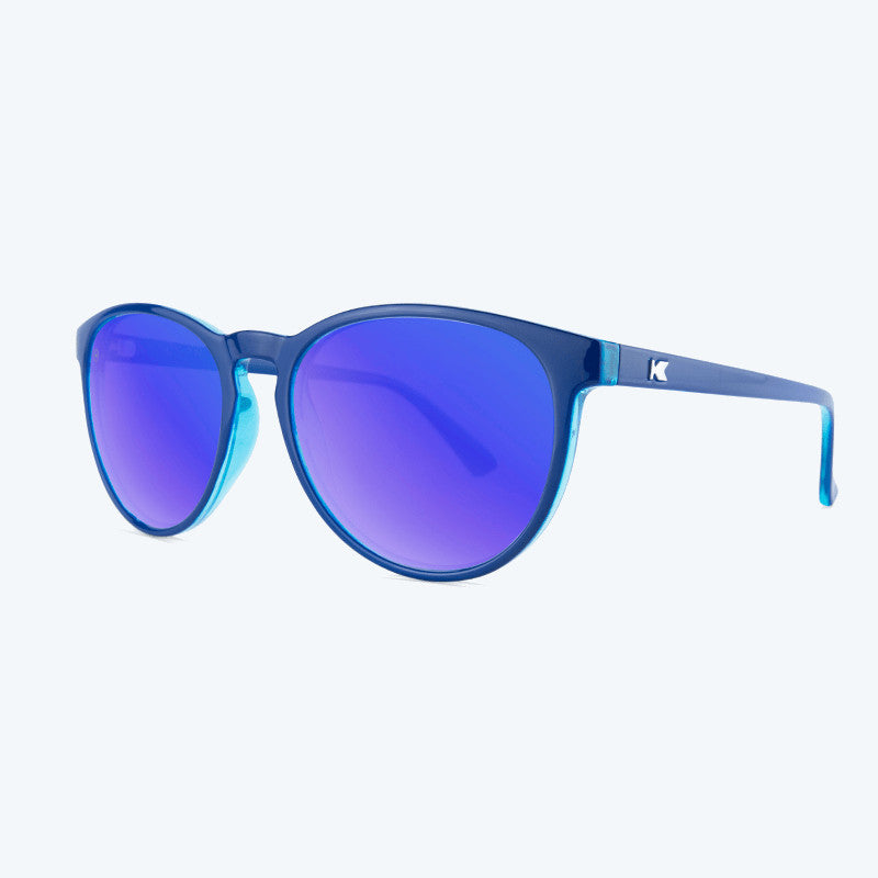 knockaround affordable sunglasses blueberry geode maitais--threequarter view
