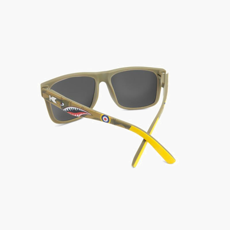knockaround affordable sunglasses flying tigers torrey pines le - back view