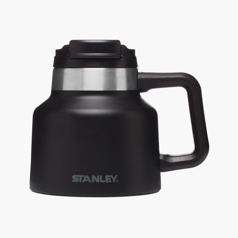 stanley tough to tip admiral's mug matte black--front view