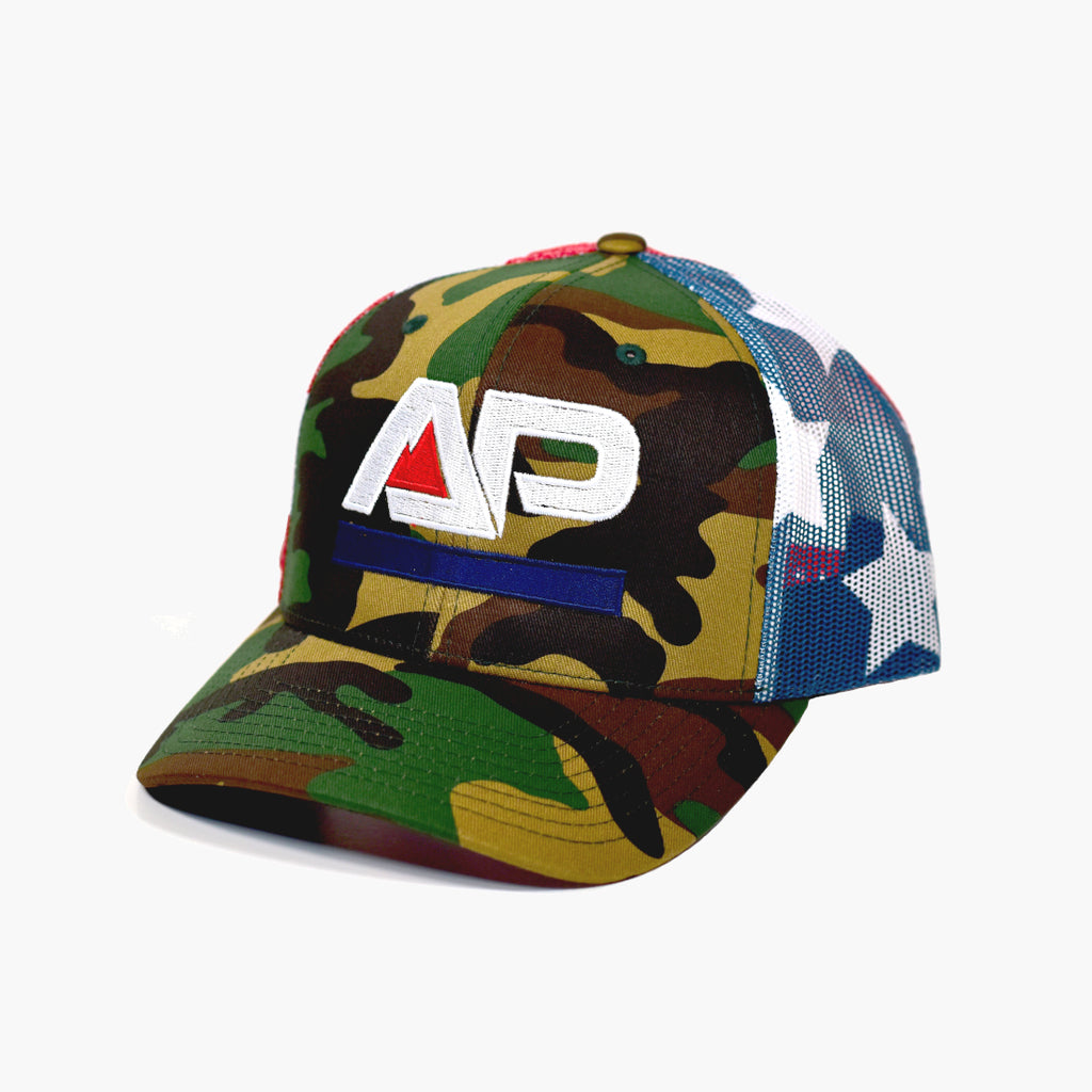 American Flag Meshback