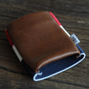 Americana 2.0 Wallet, empty on wood table