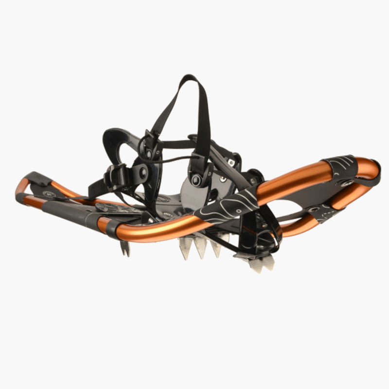 Crescent Moon All terrain Snowshoes Gold 10 Orange - Angle View