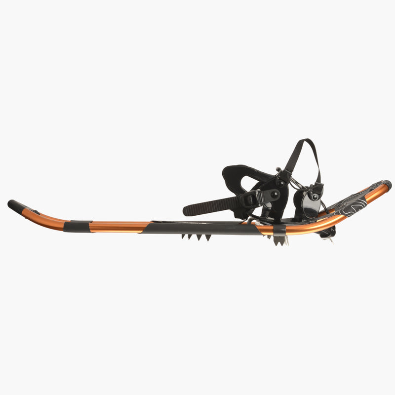 Crescent Moon All Terrain Snowshoes Gold 10 Orange - Side View