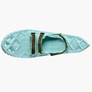crescent moon snowshoes luna seafoam--top view