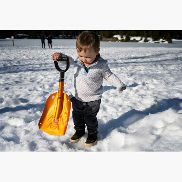 Crescent Moon Snowshoes Shovel - Toddler Lifestyle View