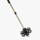 Crescent Moon Aluminum All Season Trekking Poles Yellow White - Tip View