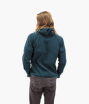 Deso Supply Co. Wooly Trawler Zip Hoodie--on model--back view