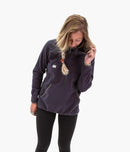 Deso Supply Co. Ellis Nebula Half-Zip Hoodie--on model