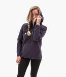 Deso Supply Co. Ellis Nebula Half-Zip Hoodie--on model