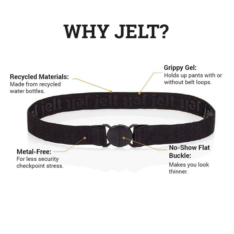 Jelt Khaki Green Elastic Belt--features