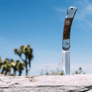 Wood Grain Fine Edge Pocket Knife