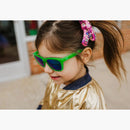 knockaround kids premium slime time sunglasses - lifestyle view