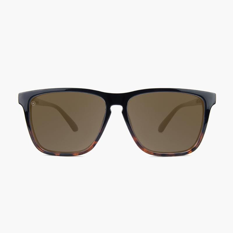 Glossy Black and Tortoiseshell Fade/Amber Fast Lanes--front