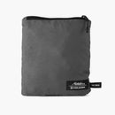 matador packable towel poncho - charcoal packed front view