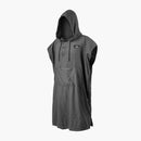 matador packable towel poncho - charcoal view