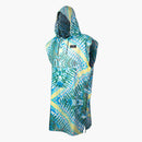 matador packable towel poncho - tie dye view