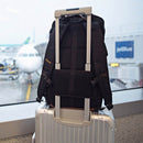 Black Presidio Pack--on suitcase