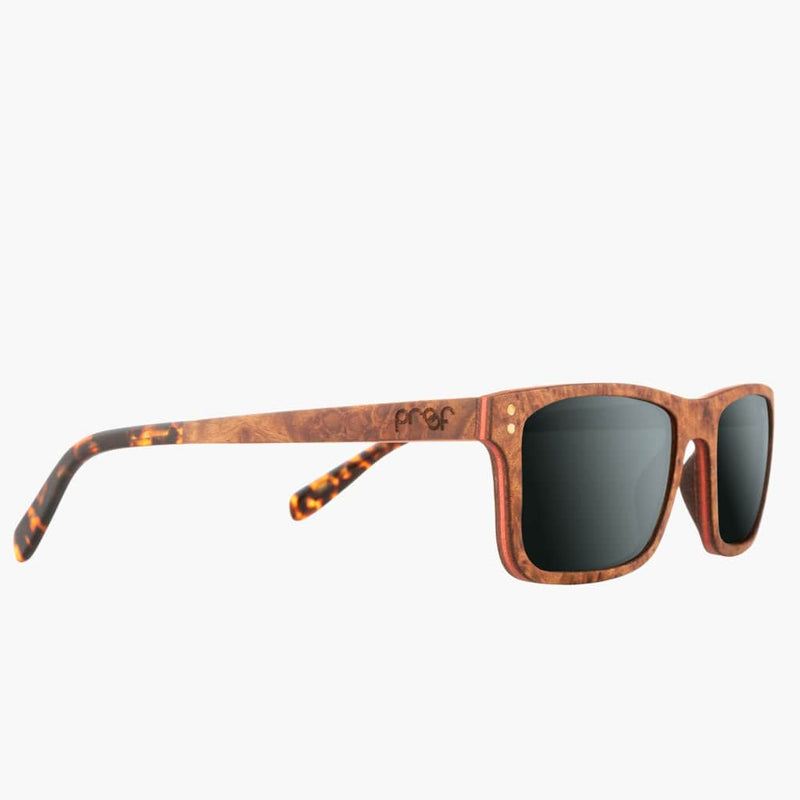 Boise Wood Rosewood/Polarized Lens--right front side view