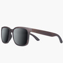 Federal Wood Ebony/Polarized Lens--Left Front Side View