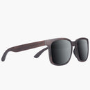 Federal Wood Ebony/Polarized Lens--Right Angled Front View