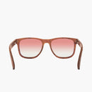 Ontario Wood Mahogany/Brown Fade Polarized Wood--Rear View