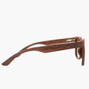 Ontario Wood Mahogany/Brown Fade Polarized Lens--Side