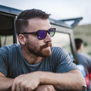 A man wears a pair of Proof Eyewear.