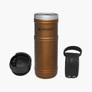 stanley quadvac neverleak travel mug maple - open view