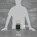 stanley quadvac thermal bottle foundry black - dimensions view