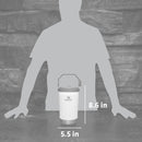 stanley the iceflow flip straw jug 40 oz hammertone green- dimensions view