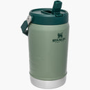 stanley the iceflow flip straw jug 40 oz hammertone green- side view