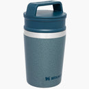 stanley the shortstack travel mug hammertone ice - side view