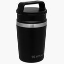 stanley the shortstack travel mug matte black - back view