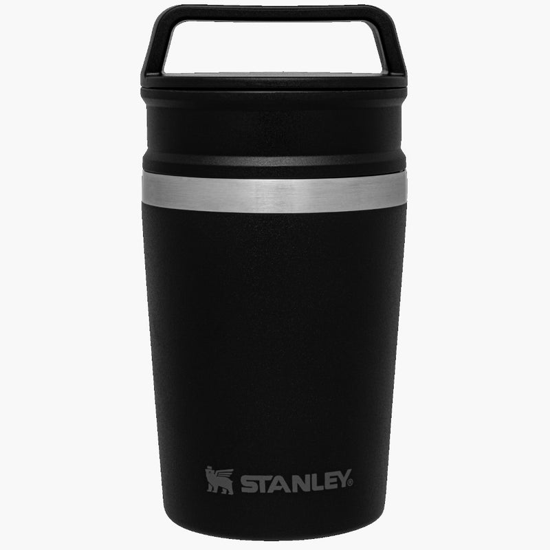 stanley the shortstack travel mug matte black - front view