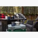 stanley the shortstack travel mug hammertone ice - lifestyle view