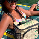 Torrain Plunge Cooler Bag Black  White - lifestyle view