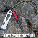 UCO Survival Fire Striker-3000 strikes view