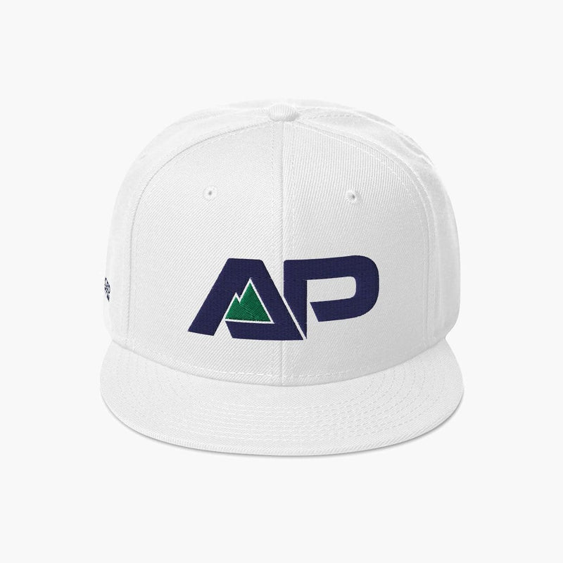 AP Snapback Hat--White
