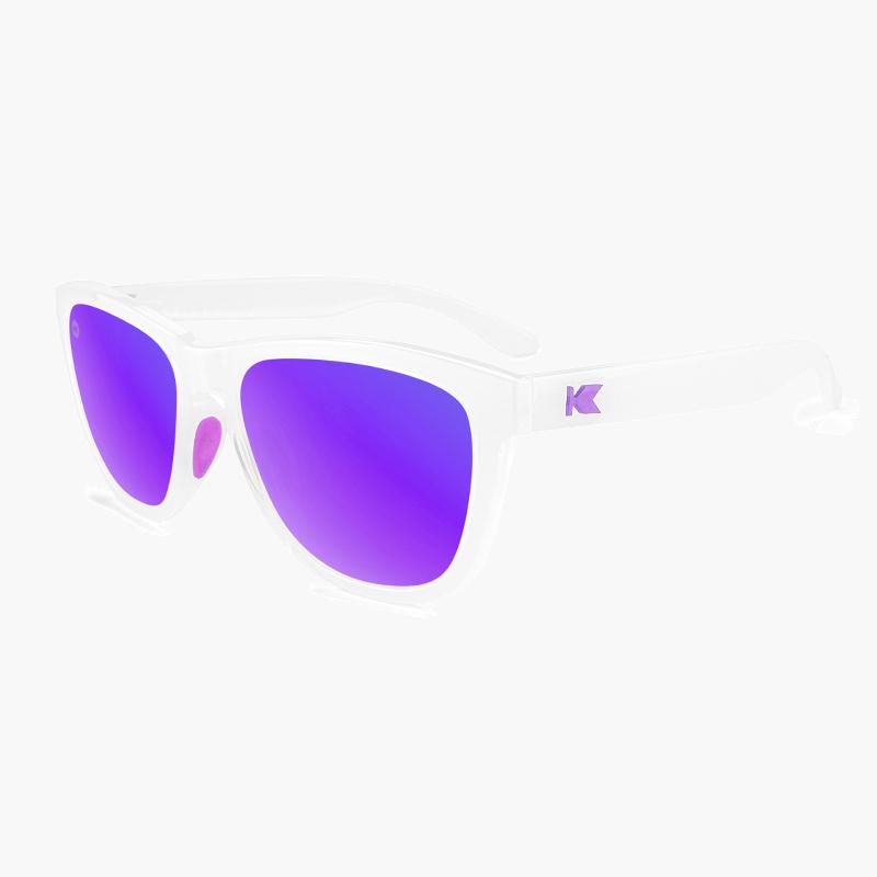 Clear Jelly/Purple Sport Premiums--front angled view