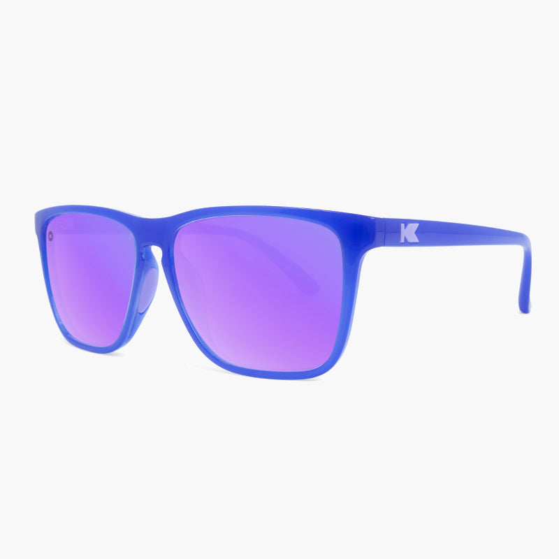 Knockaround Neptune Lilac Fast Lanes Sport Sunglasses--side view