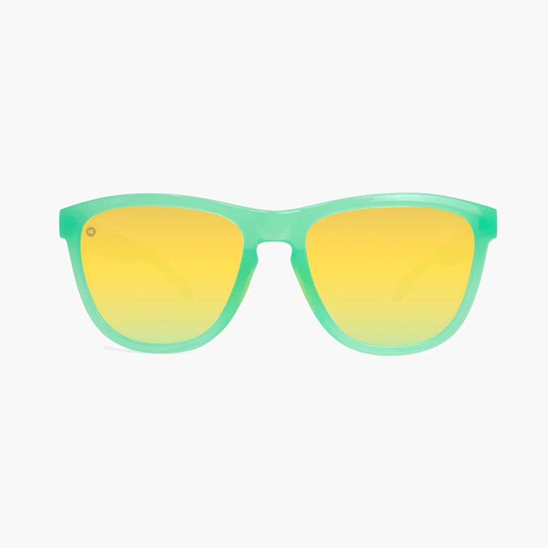 Knockaround Jelly Melon Yellow Sport Sunglasses--front view