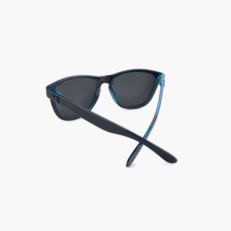 Knockaround Black Ocean Premium Sunglasses--Back view