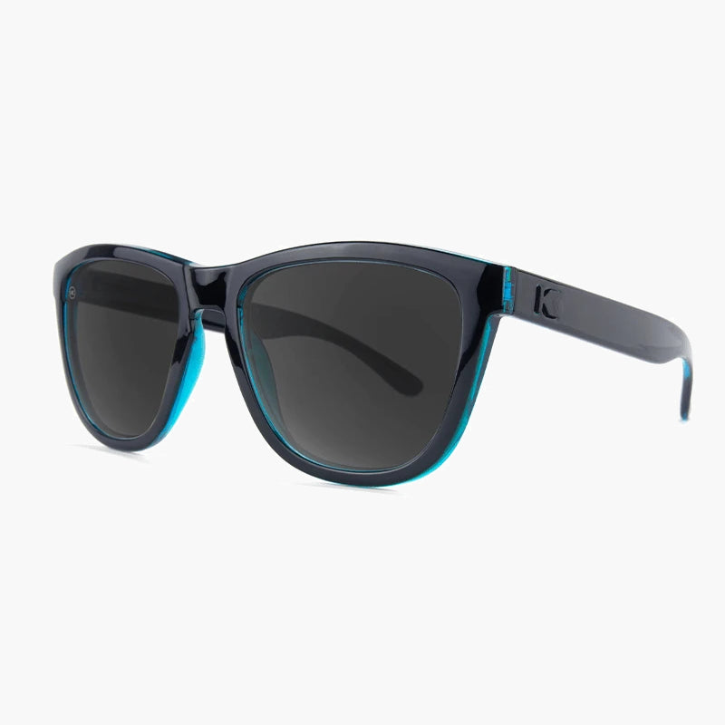 Knockaround Black Ocean Premium Sunglasses--side view